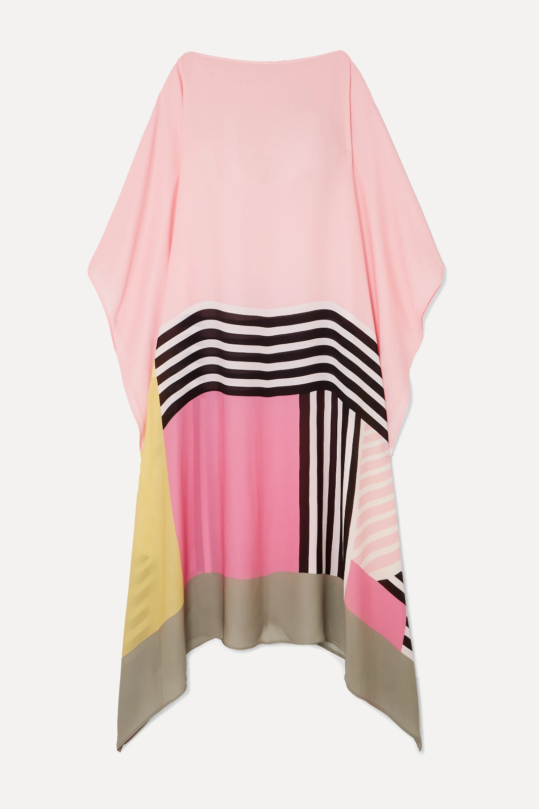 Aria | Women's Caftan Dress Geometric Print Batwing Sleeve Maxi Dress - Seldom Seen Styles