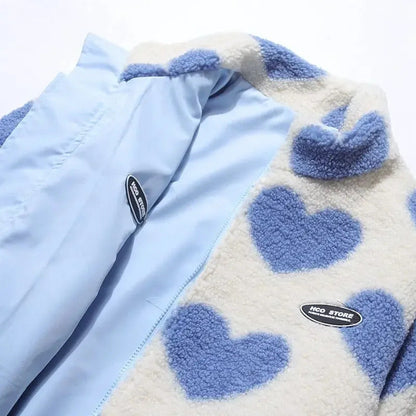 Ashely | Reversible heart jacket