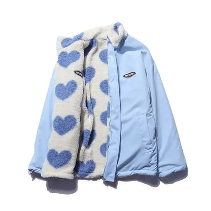 Ashely | Reversible heart jacket