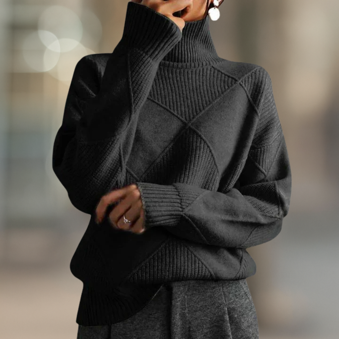 Aspen Ultra Cozy Ribbed Knit Turtleneck Women's Sweater - Seldom Seen Styles