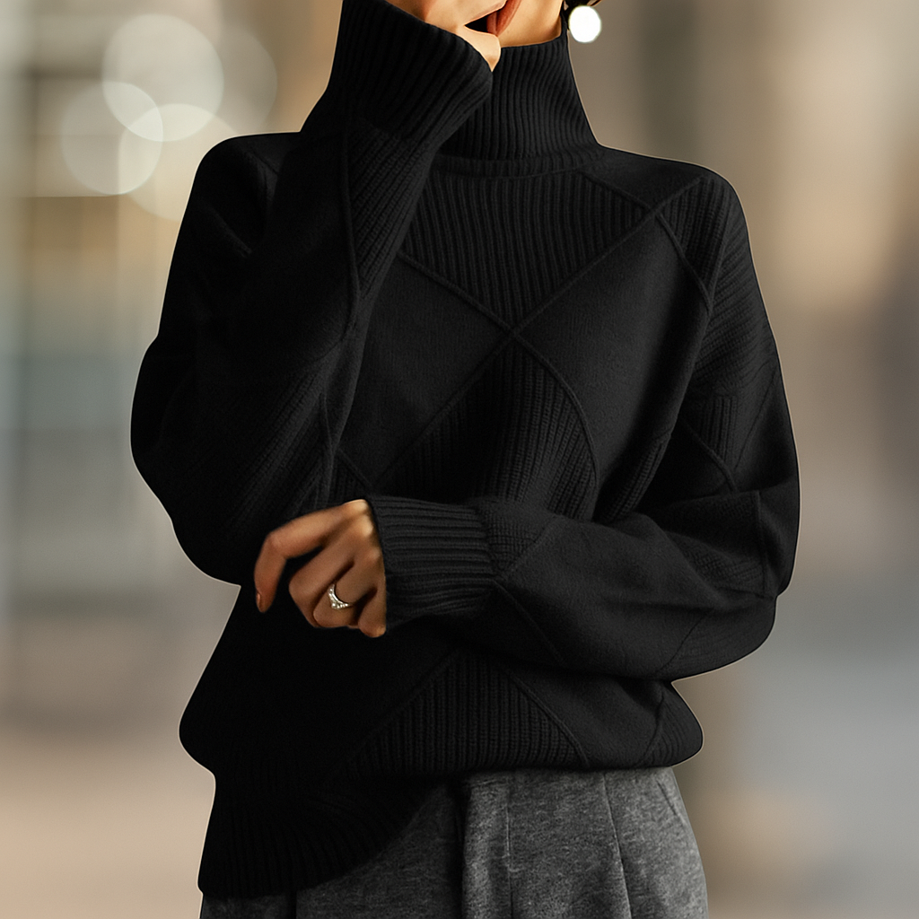 Aspen Ultra Cozy Ribbed Knit Turtleneck Women's Sweater - Seldom Seen Styles