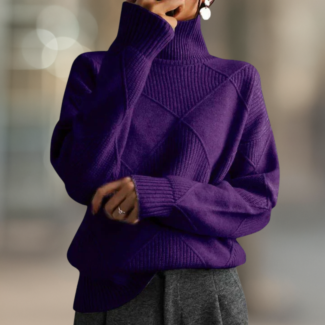 Aspen Ultra Cozy Ribbed Knit Turtleneck Women's Sweater - Seldom Seen Styles