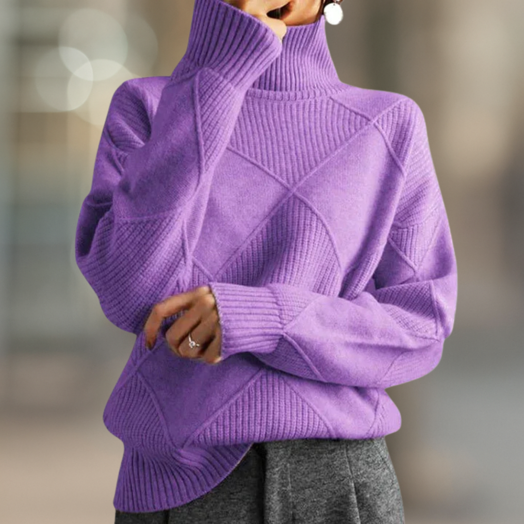 Aspen Ultra Cozy Ribbed Knit Turtleneck Women's Sweater - Seldom Seen Styles