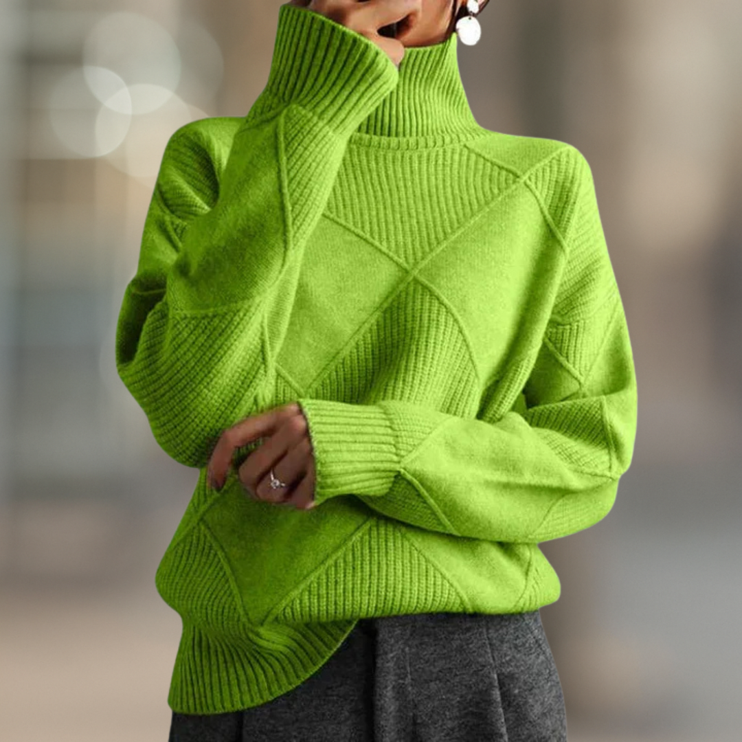 Aspen Ultra Cozy Ribbed Knit Turtleneck Women's Sweater - Seldom Seen Styles