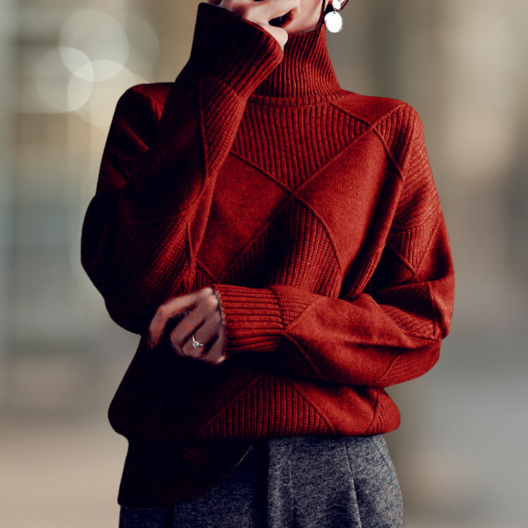 Aspen Ultra Cozy Ribbed Knit Turtleneck Women's Sweater - Seldom Seen Styles
