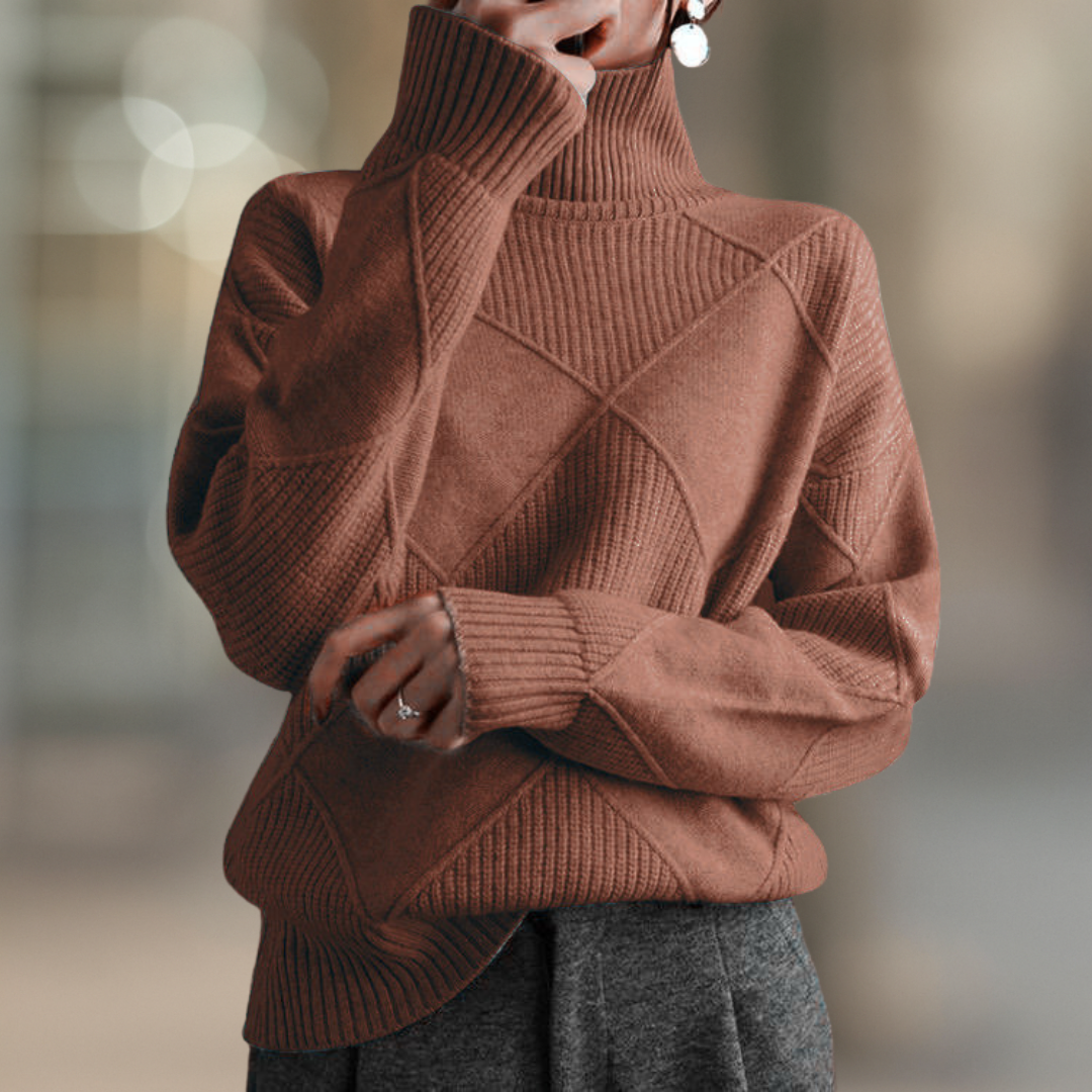 Aspen Ultra Cozy Ribbed Knit Turtleneck Women's Sweater - Seldom Seen Styles