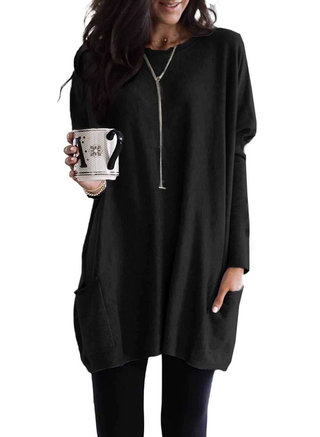 Chicbeautyy Women's Lightweight Long Sleeve Tunic Top - Seldom Seen Styles