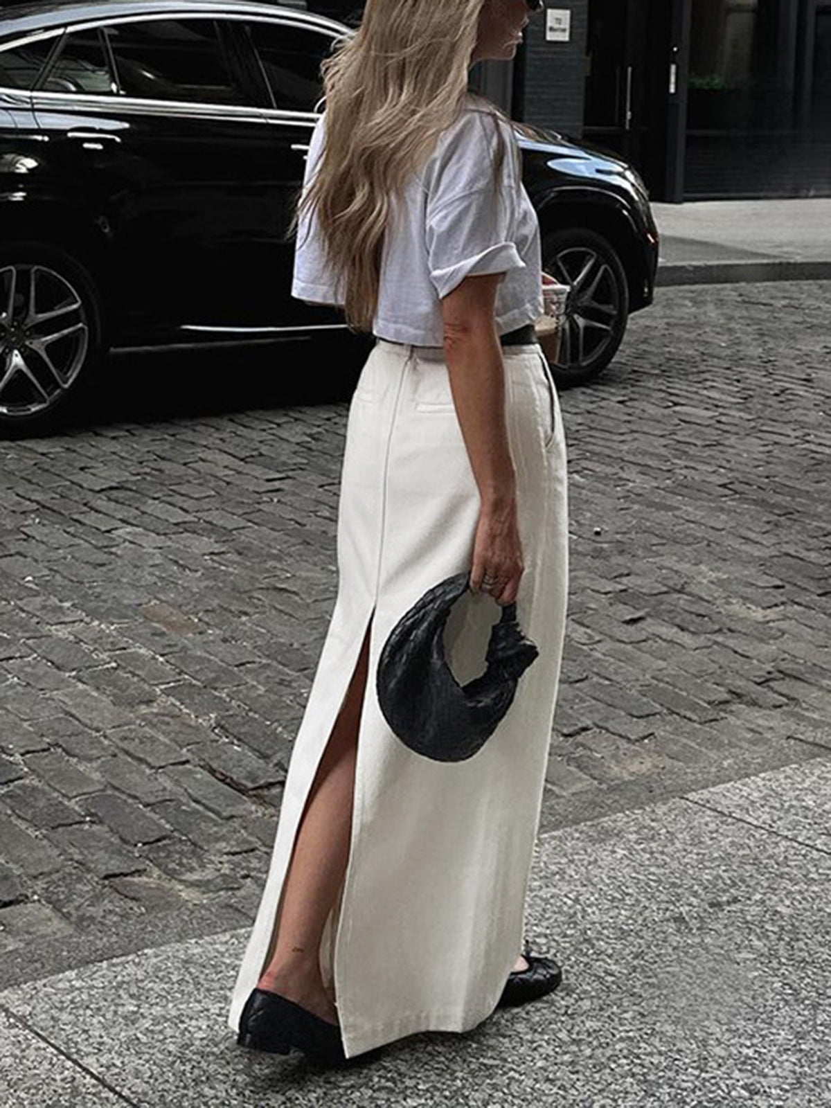 Parisian Slit Maxi Skirt - Seldom Seen Styles