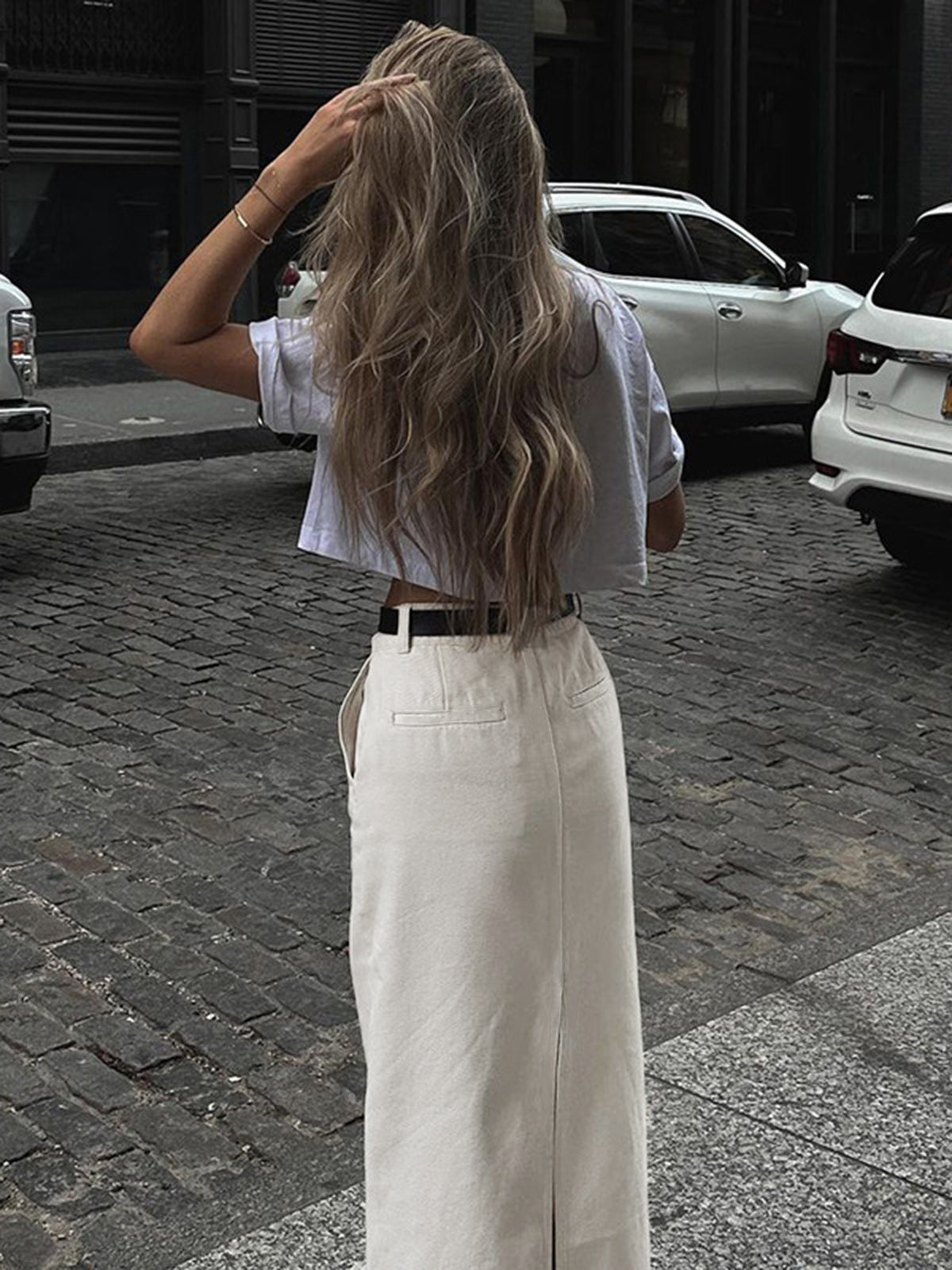 Parisian Slit Maxi Skirt - Seldom Seen Styles