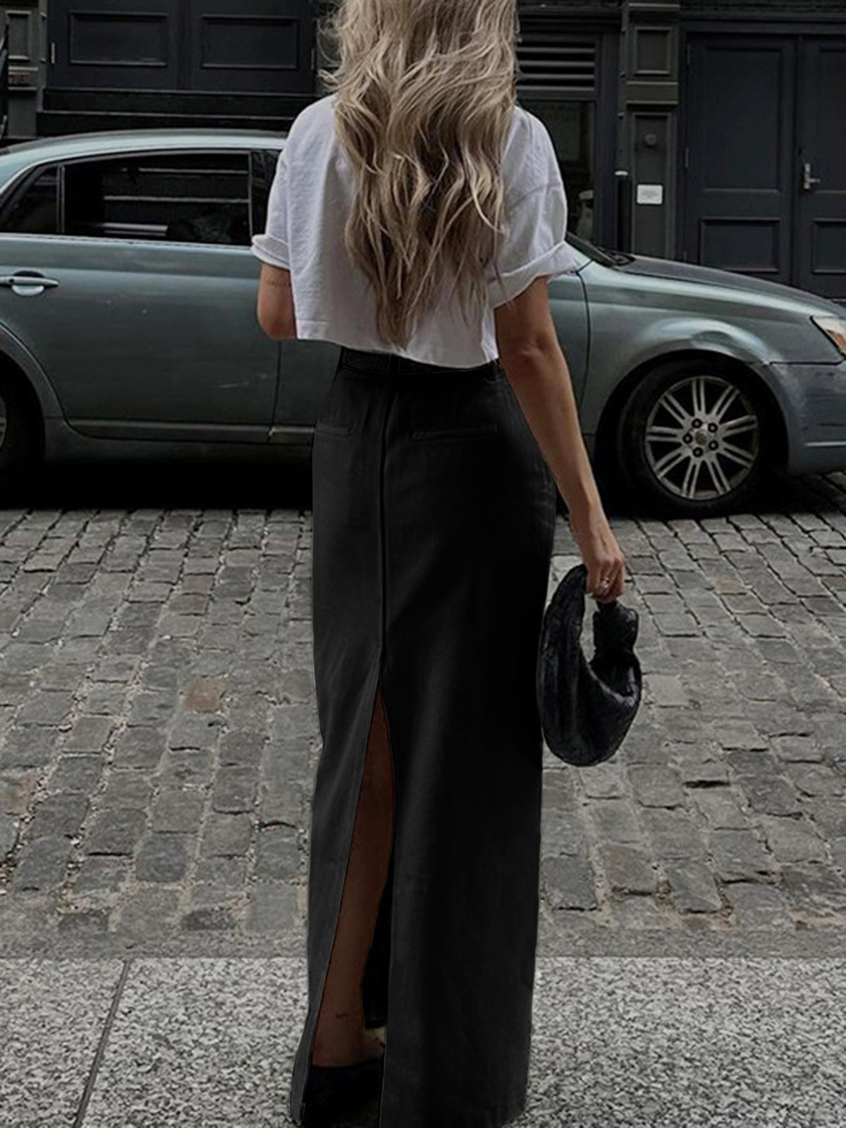 Parisian Slit Maxi Skirt - Seldom Seen Styles