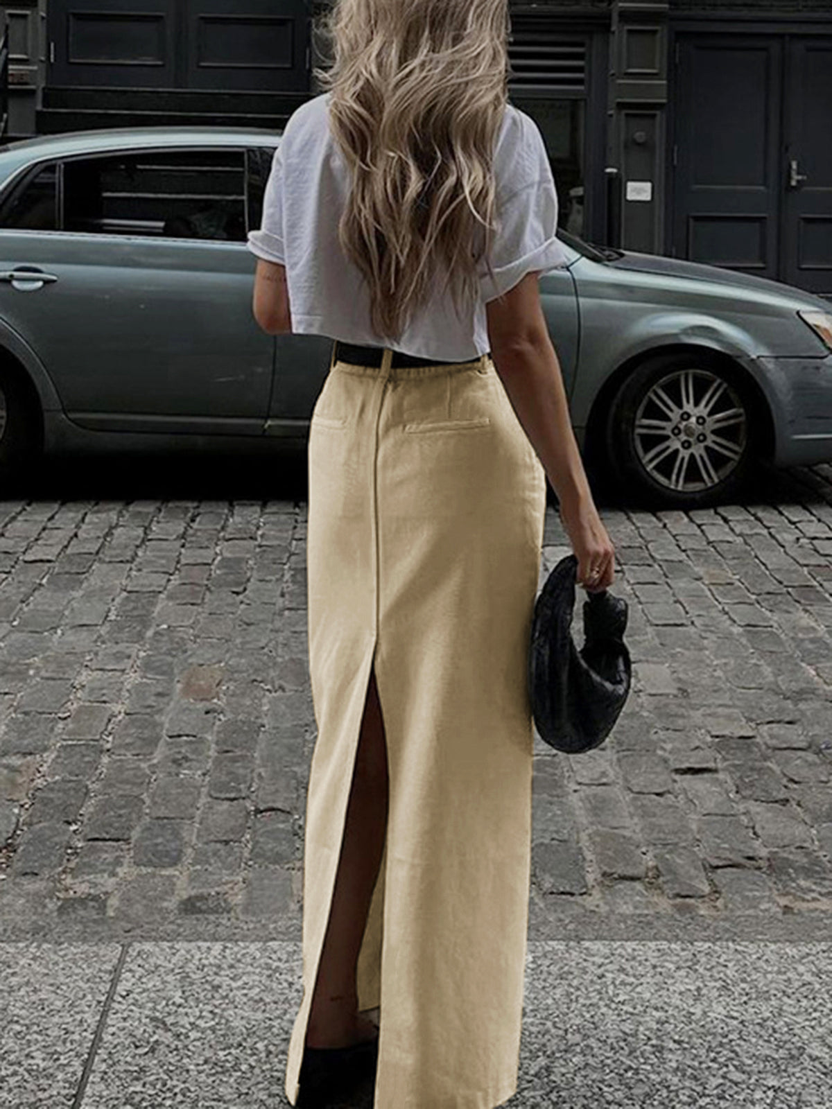 Parisian Slit Maxi Skirt - Seldom Seen Styles