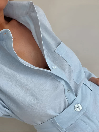 Ensemble Short et Haut Manches Longues Ample