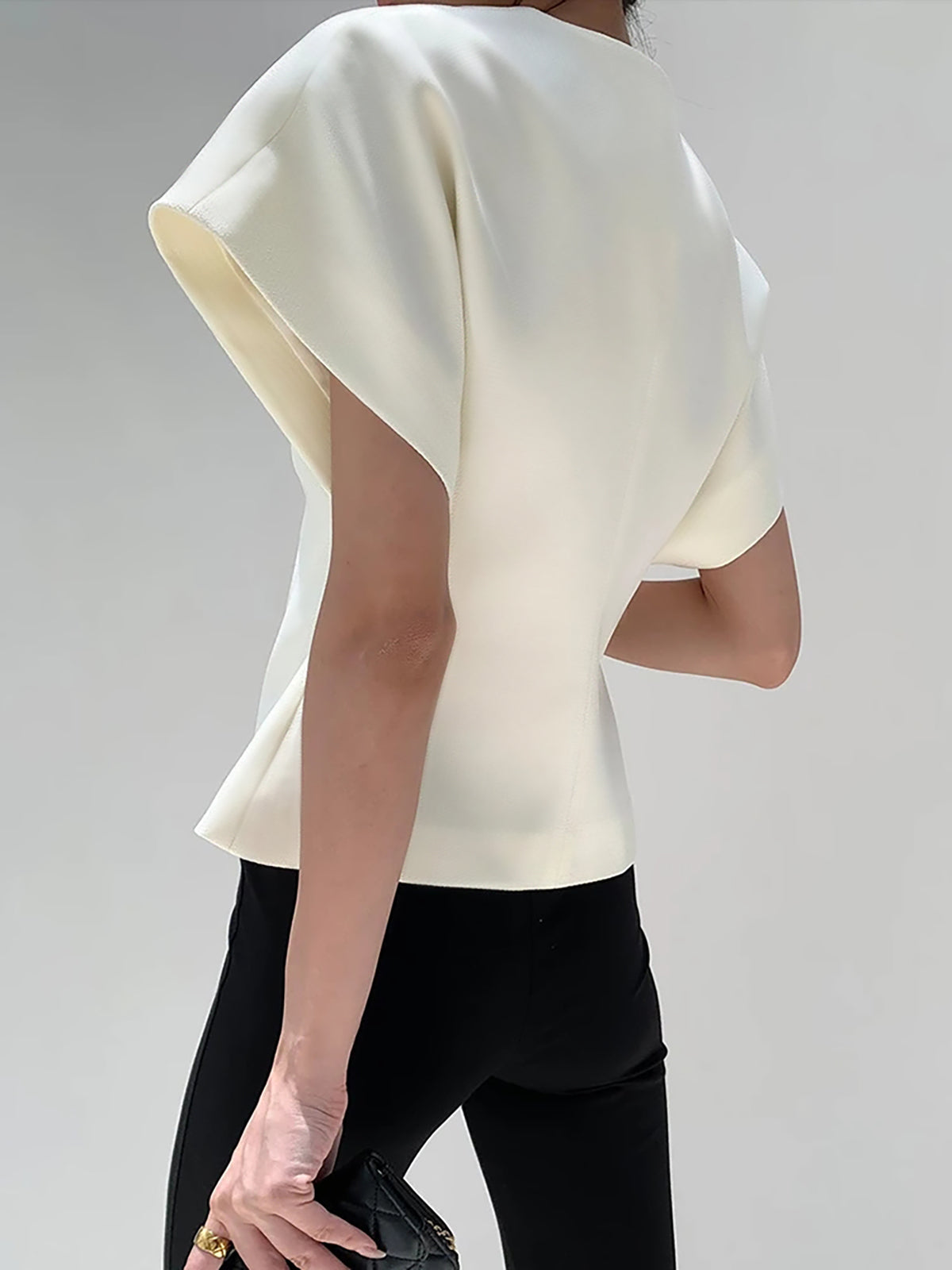 Trendy V-Neck Button Down Blouse - Seldom Seen Styles