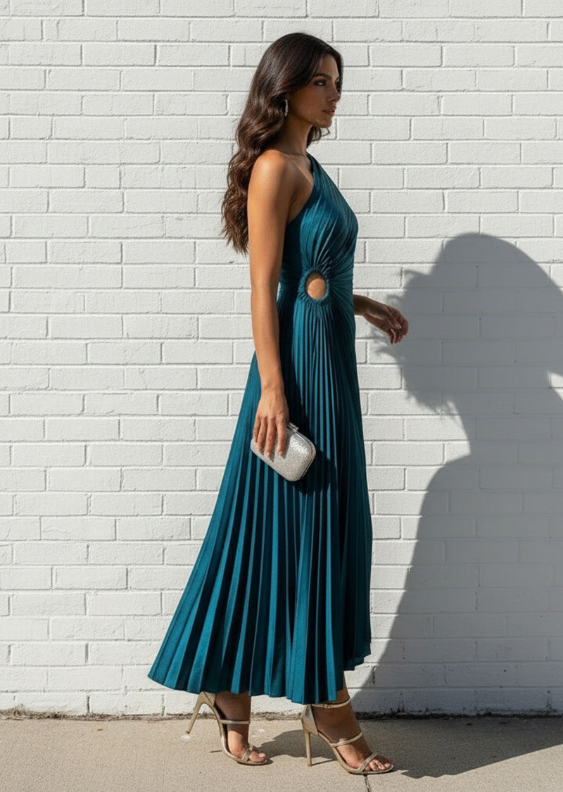 HELENA PLEATED GODDESS DRESS - Seldom Seen Styles