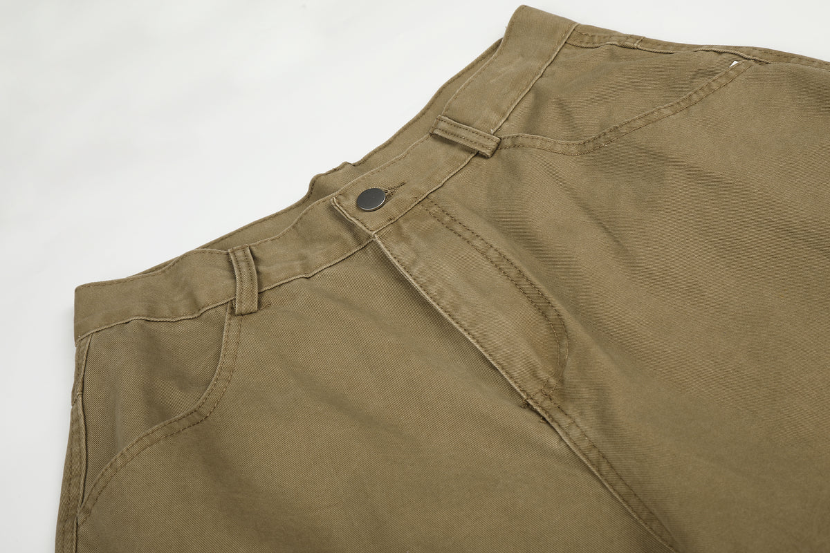 BVNTENG 'LVEOM KISS' Spray Wash Graffiti Jorts - Seldom Seen Styles