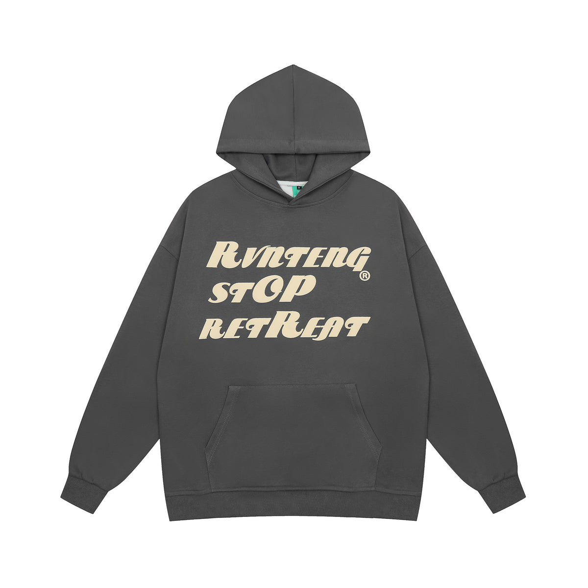 BVNTENG 'STOP RETREAT' Eye Heart Graphic Hoodie - Seldom Seen Styles