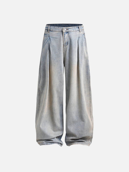 Baggy  Wrinkle Jeans - Seldom Seen Styles