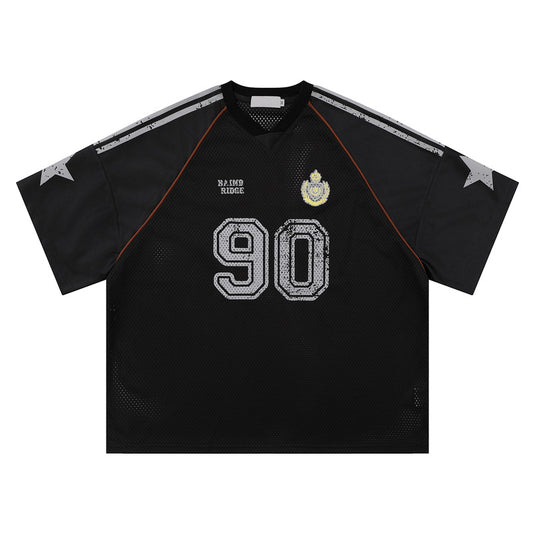 Bamo Ridge 90's Mesh Football Jersey - Seldom Seen Styles