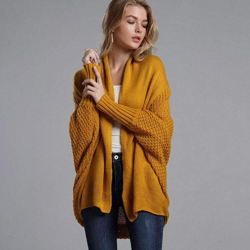 Batwing Knitted Cardigan - Seldom Seen Styles
