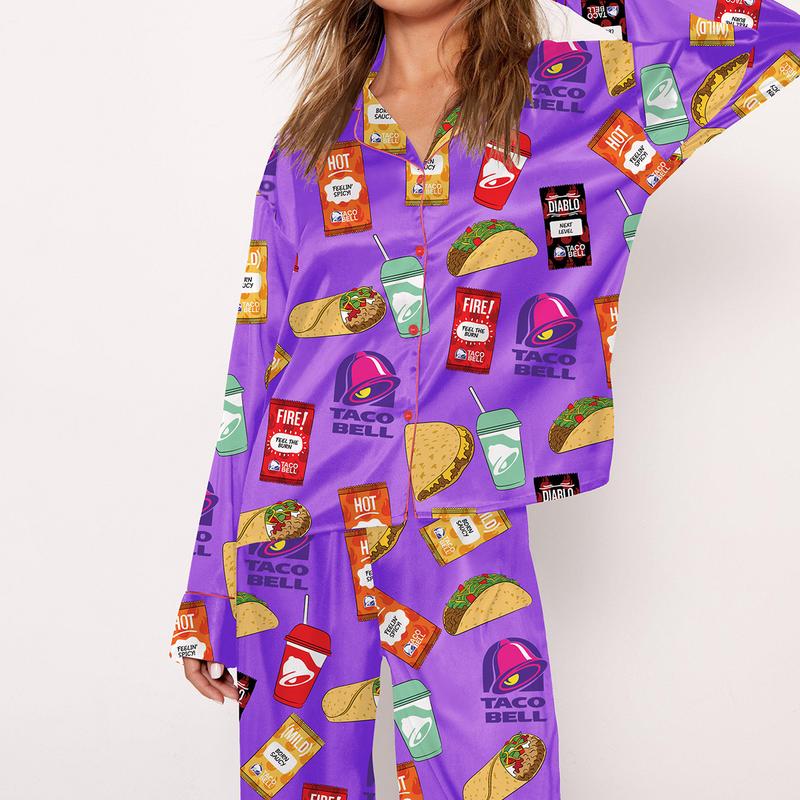 Bell Pajama Set For Women Print Comfy Satin Sleepwear & Loungewear Pjs Short Sleeve Top & Bottoms Shorts Without Pockets - SHESHOW - Seldom Seen Styles