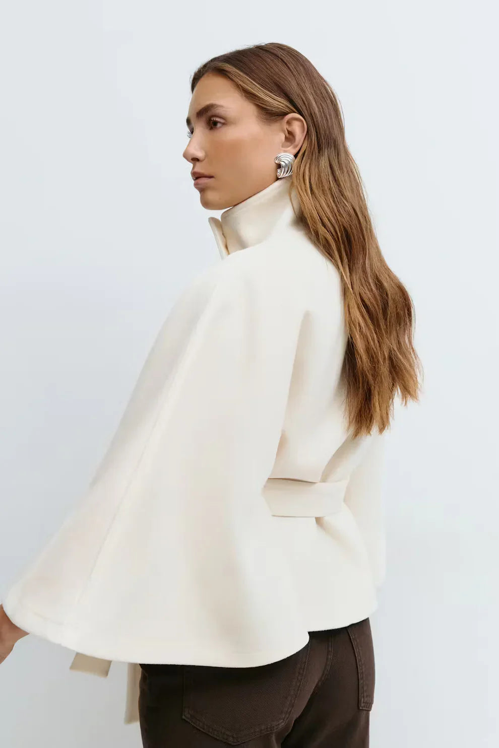 Belt Cape Jacket - Seldom Seen Styles