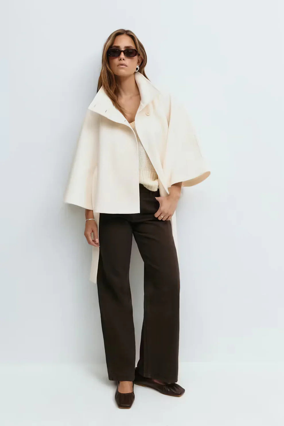 Belt Cape Jacket - Seldom Seen Styles