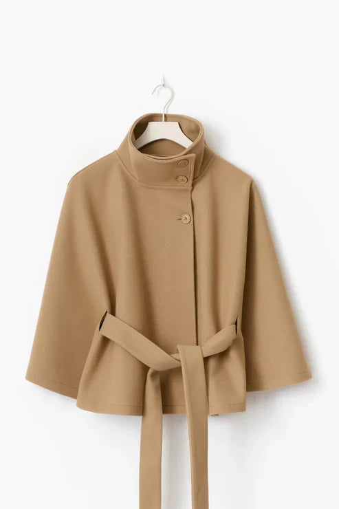 Belt Cape Jacket - Seldom Seen Styles
