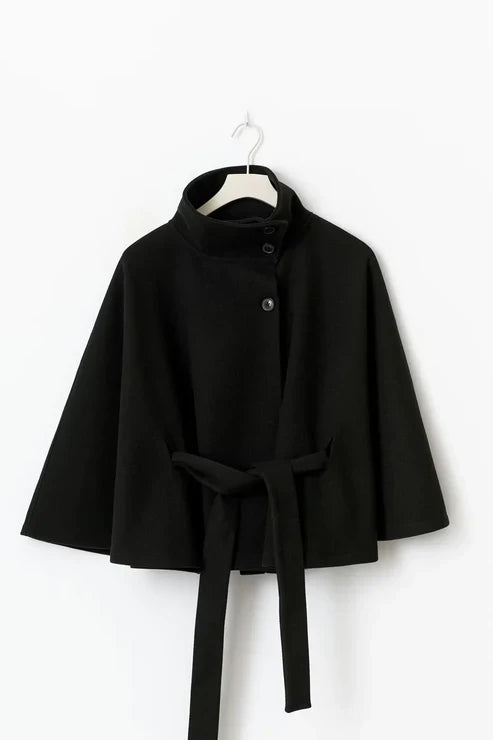 Belt Cape Jacket - Seldom Seen Styles
