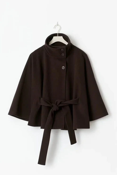 Belt Cape Jacket - Seldom Seen Styles