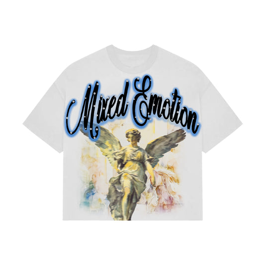 Blue “Rhinestone” Cropped Shirt - Seldom Seen Styles