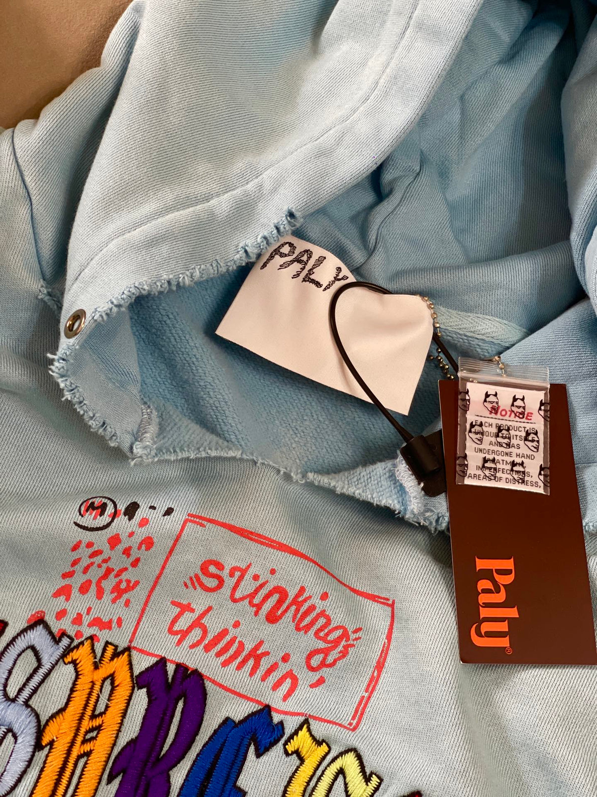 Bobby Driscoll Hoodie - Baby Blue - Seldom Seen Styles