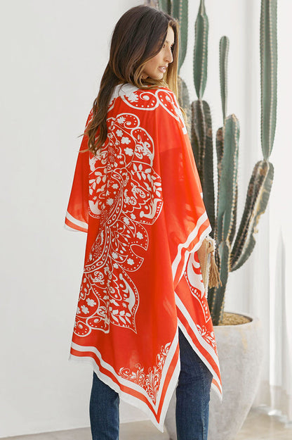 Boho Floral Kimono