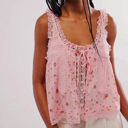 Boho Lace Tank Top