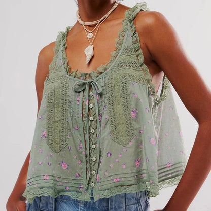 Boho Lace Tank Top