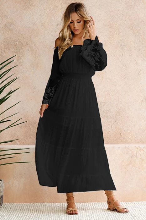 Boho Sexy Lace Beach Maxi Long Dress - Seldom Seen Styles