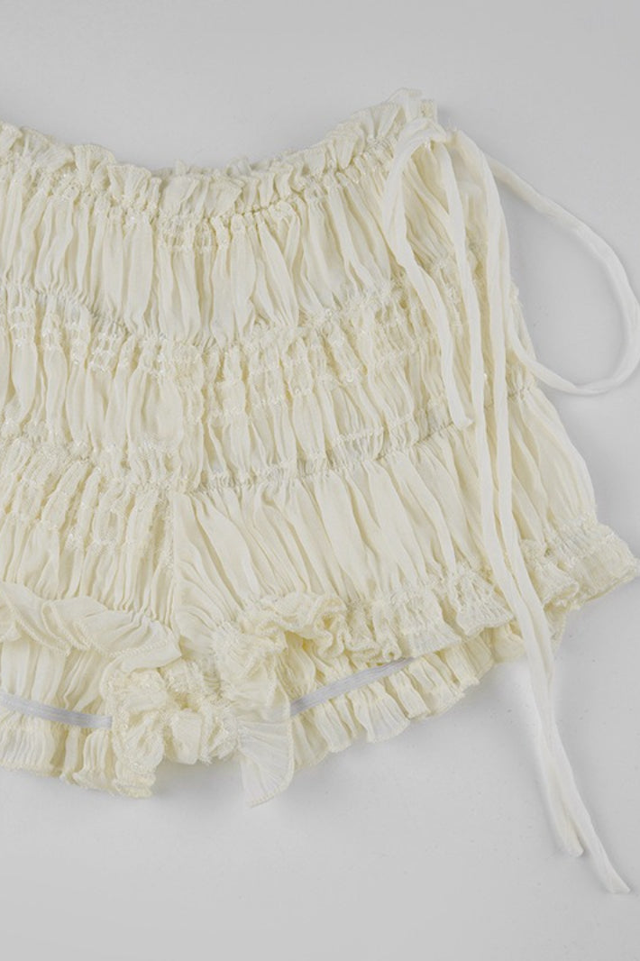 Boho Textured Irregular Tulip Shorts - Seldom Seen Styles