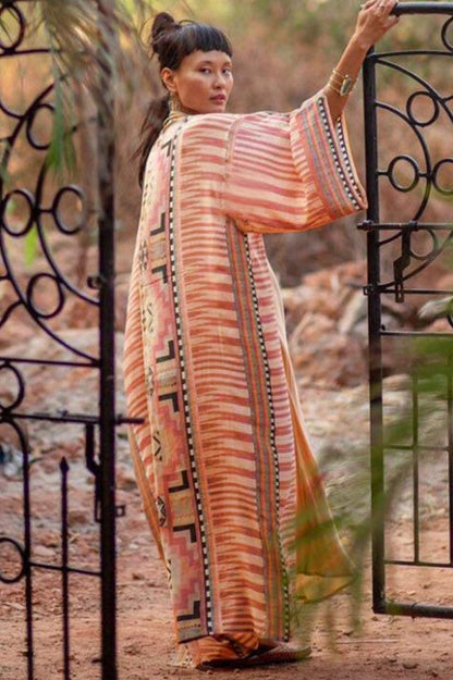 Boho Batik Kimono Bluse