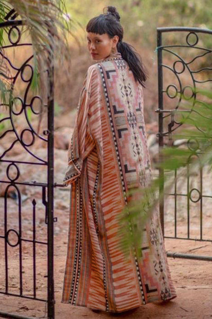 Boho Batik Kimono Bluse