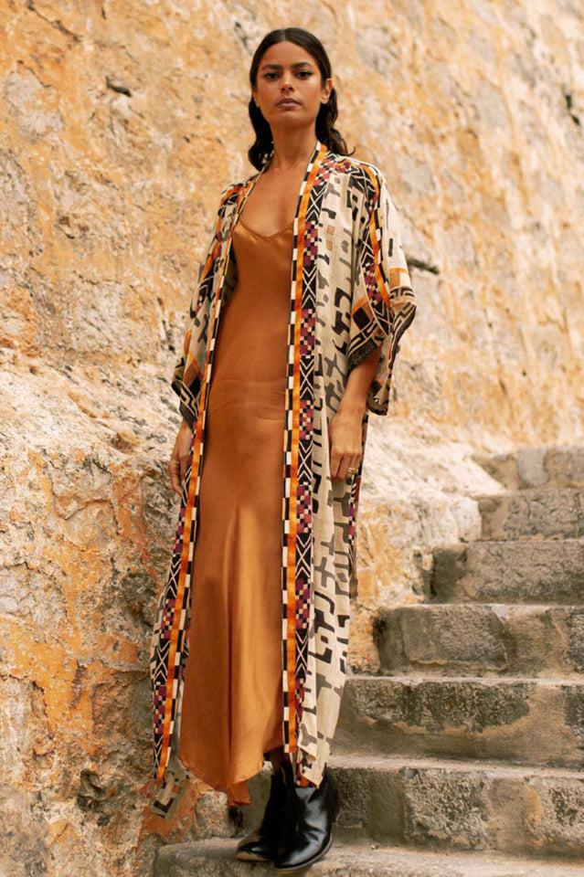Boho Tie Dye Kimono Blouse - Seldom Seen Styles