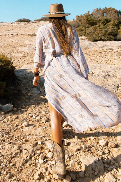 Boho Batik Kimono Bluse
