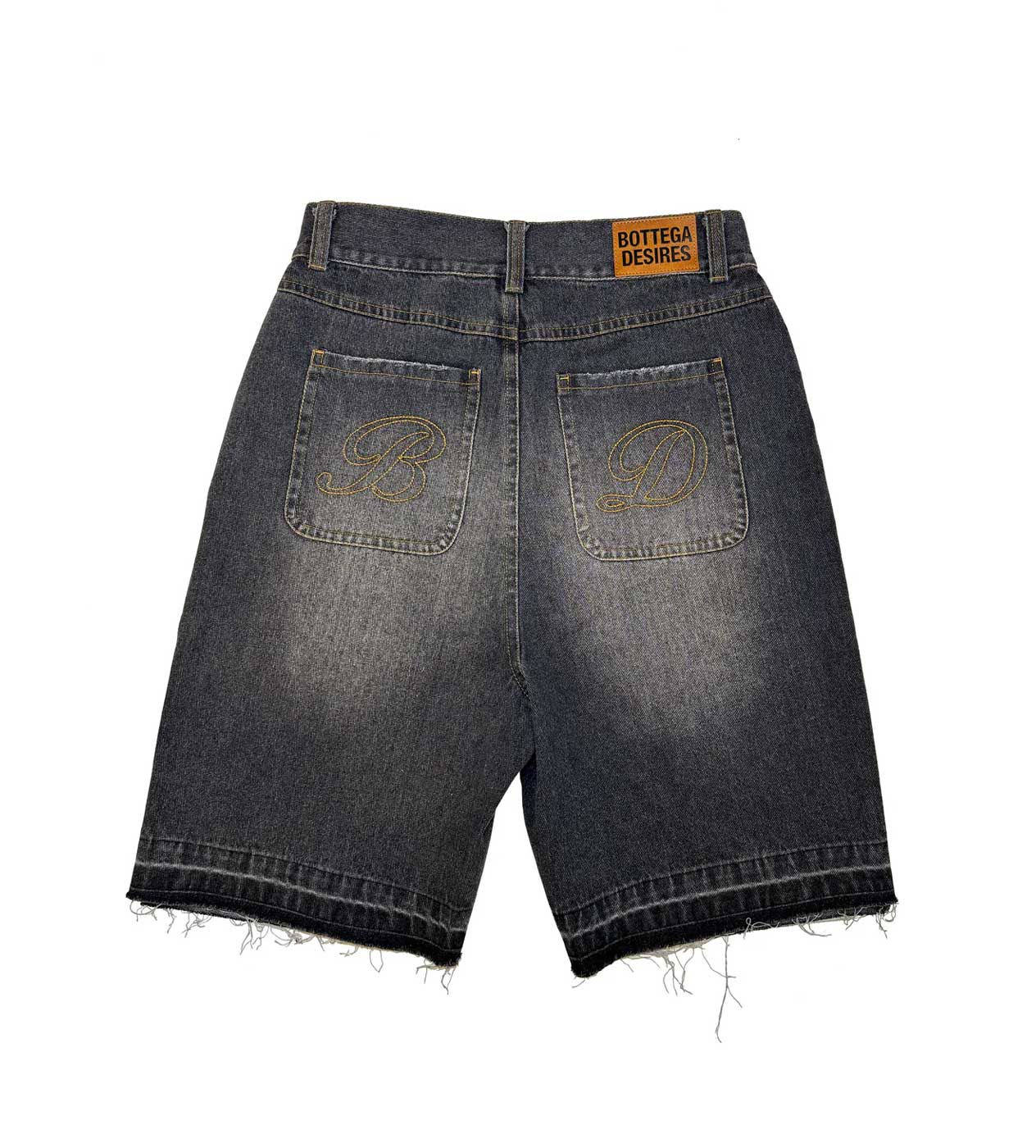 Bottega Desires Denim Shorts Black - Seldom Seen Styles