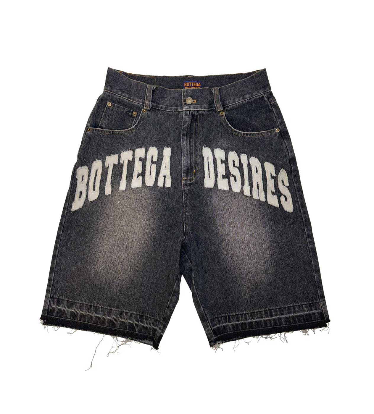 Bottega Desires Denim Shorts Black - Seldom Seen Styles