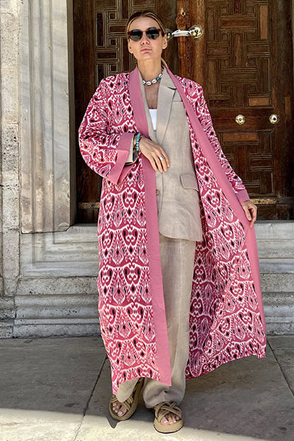 Brigitte One Of A Kind Ikat Maxi Kimono