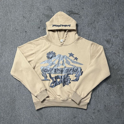 Broken Planet Hoodie and Sweatpants Set Oversized Graphic Tracksuit Streetwear Two Piece Outfit Unisex