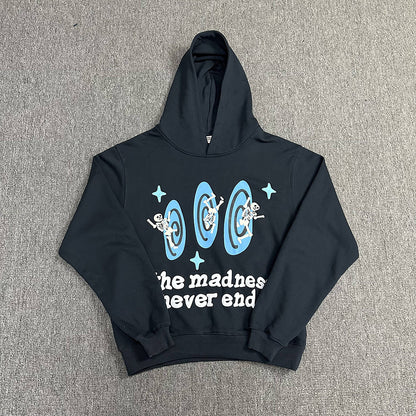 Broken Planet Hoodie and Sweatpants Set Oversized Graphic Tracksuit Streetwear Two Piece Outfit Unisex