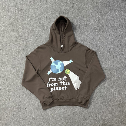 Broken Planet Hoodie and Sweatpants Set Oversized Graphic Tracksuit Streetwear Two Piece Outfit Unisex