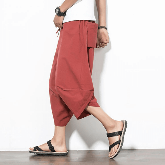 Bucket Men's Harem Capri Pants Casual Baggy Shorts - Seldom Seen Styles