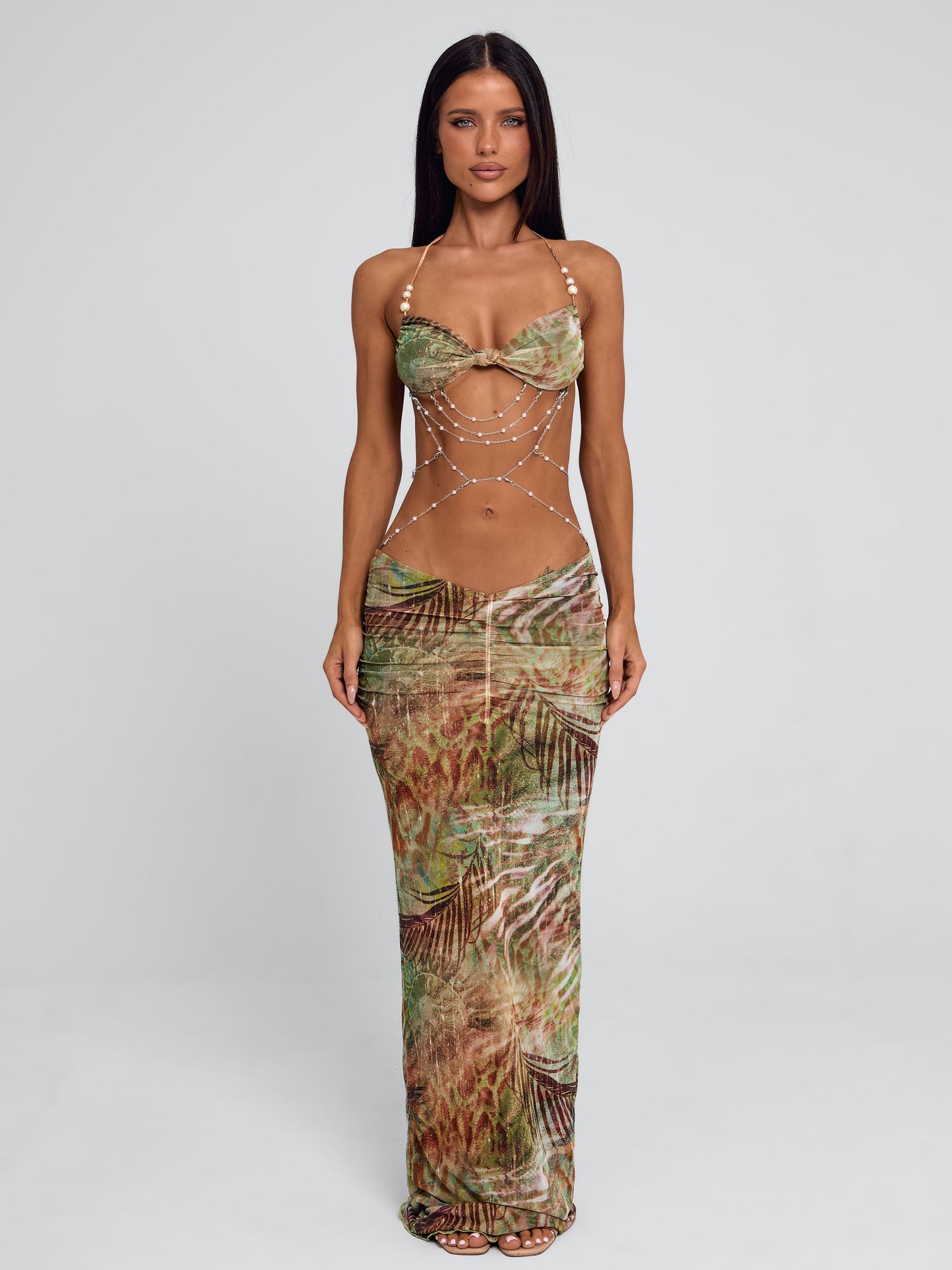 CATERINA MAXI DRESS LAGRONO SAGE Maxi Dress 