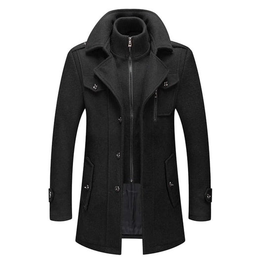 CAVREL Manteau Double-Couche - Seldom Seen Styles