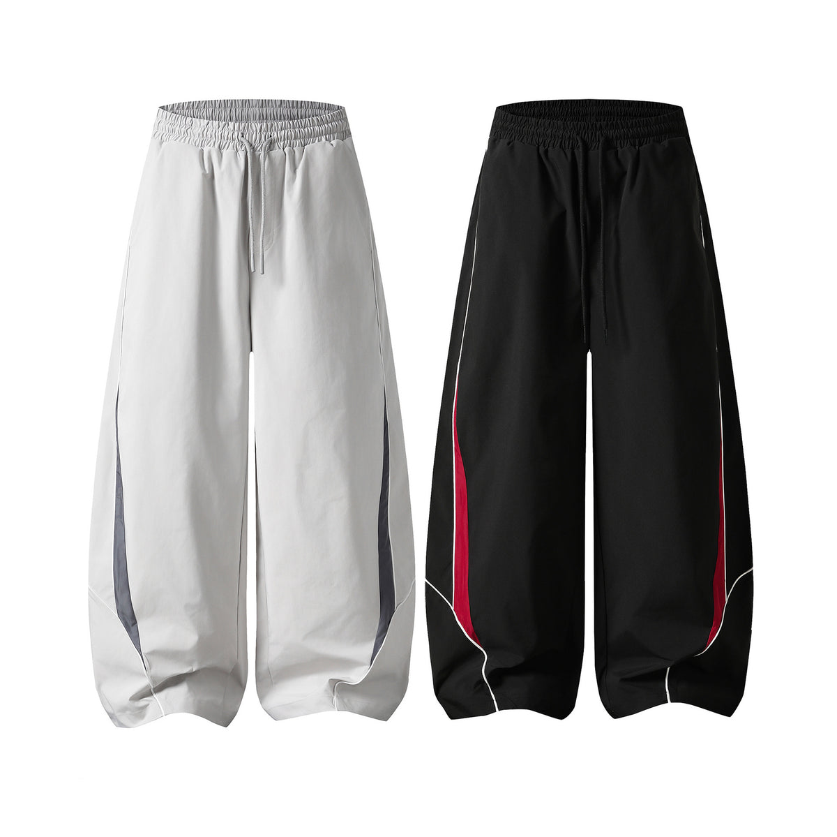 CLOUT COLLECTION ™ | Loose Fit Paneled Track Pants - Seldom Seen Styles